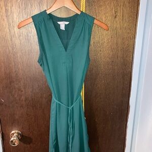 Elegant Green Sleeveless Dress H&M